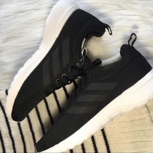 NWT Adidas Cloudfoam Sneakers Black Womens Shoes - Picture 6 of 8